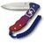  Складной нож Victorinox Evoke Alox 0.9415.d221, функций 5, 136мм, синий/красный, коробка подарочная 