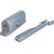  Доводчик DOORLOCK DL77N (75540) size 4/5 серебристый, 162-168ммх19мм 