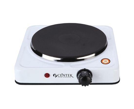  Электрическая плитка Centek CT-1506 Black 1конф чугун 155мм, 1000Вт, индикатор работы 