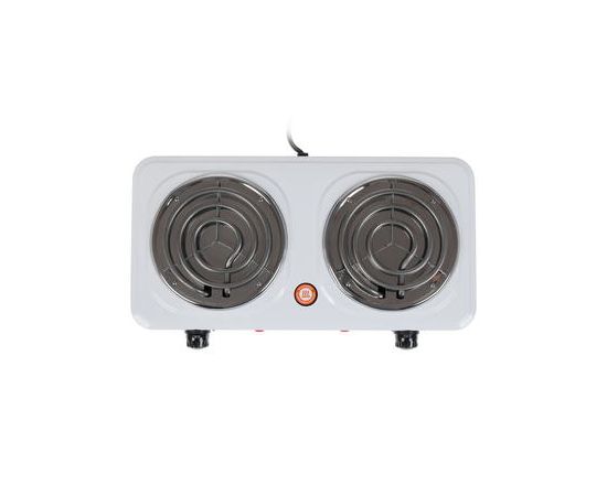  Электрическая плитка Centek CT-1509 (белая) 2конфорки ТЭН 140мм, 2000Вт, индикатор работы 