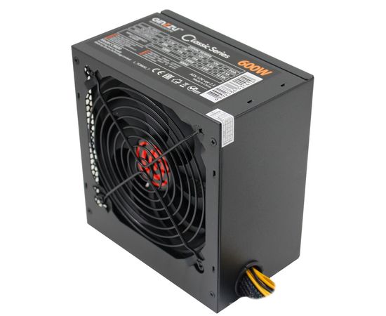  Блок питания Ginzzu CB600 12CM black 