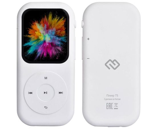  Плеер Hi-Fi Flash Digma T5 16Gb белый 