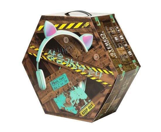  Bluetooth-наушники полноразмерные - Cat X-72M (light blue) (206966) 