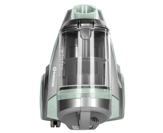  Пылесос EUROSTEK EVC-3009 серый/зеленый, 2400/420 Вт, контейнер, 3 литра 