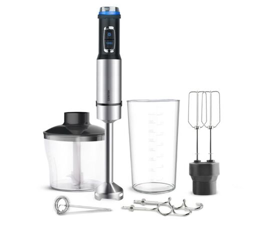  Блендер Centek CT-1311 (черный/сталь) 1500 Вт, 15 скоростей, чоппер, венчик, крюк, капучинатор 