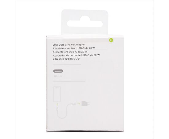  Адаптер Сетевой - MHJ83ZM/A Type-C 3A/20W (Класс B) (white) (221785) 