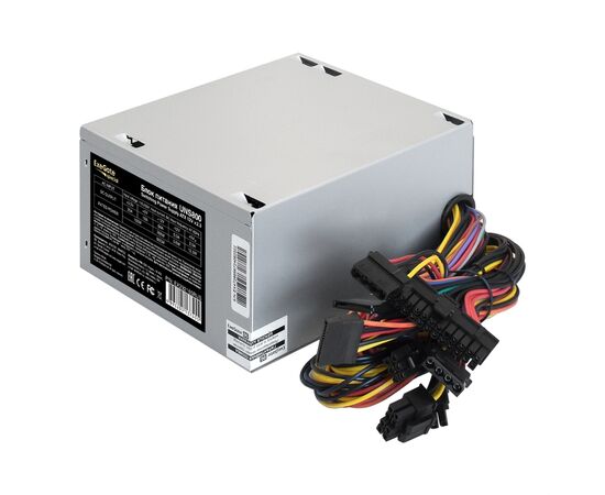  Блок питания ExeGate UNS800 EX292165RUS-PC 800W (ATX, 12cm fan, 24pin, 2x(4+4)pin, 2xPCI-E, 5xSATA, 3xIDE, кабель 220V в комплекте) 