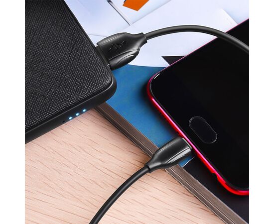  Кабель USB BOROFONE BX19 Benefit USB - MicroUSB, 1.3А, 1 м, черный 