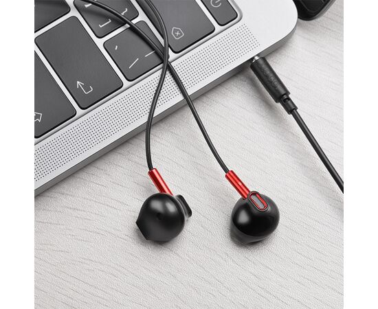  Проводные наушники HOCO M57 Sky, Jack 3.5mm, 1.2 м, черный 