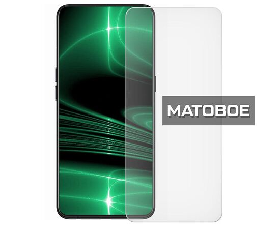  Стекло защитное гибридное МАТОВОЕ Krutoff для Tecno POP 7 Pro 