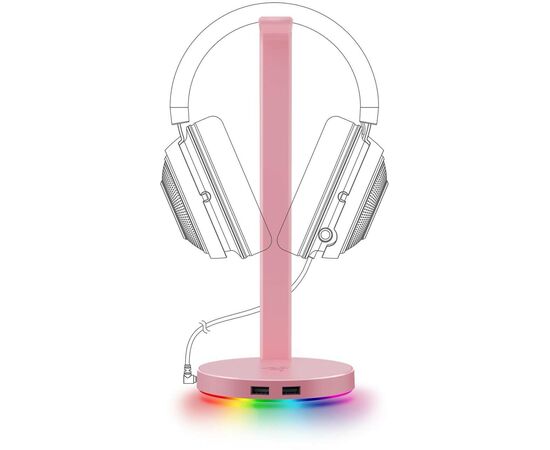  Подставка для наушников Razer Base Station Chroma V2 - Quartz RC21-01510200-R3M1 