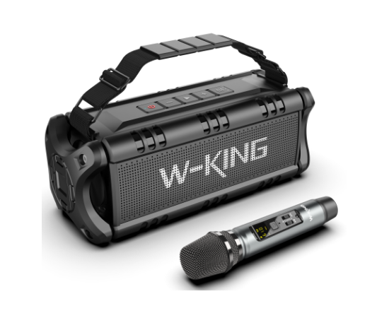  Портативная колонка W-King D8MIC (черный) 
