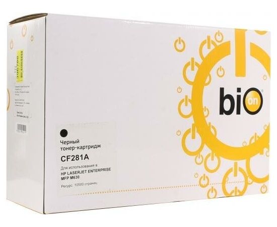  Картридж Bion CF281X для Hp LaserJet Enterprise M605(dn/n/x), M606(d/n/x), M630(dn/f/h/z) MFP (25'000 стр.) Черный 