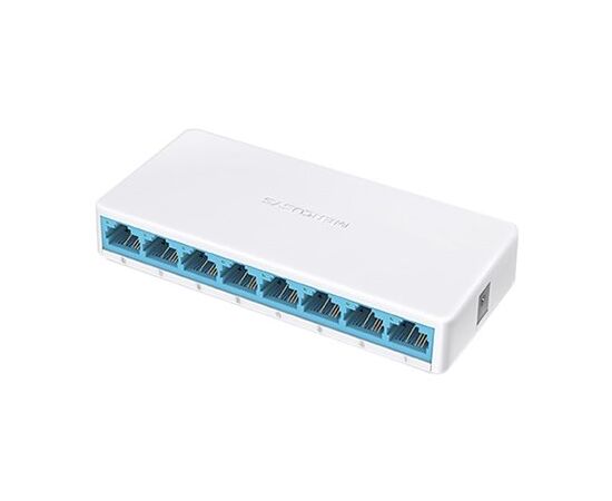  Коммутатор Mercusys MS108 неуправляемый, 8 портов Ethernet 100Mbps 