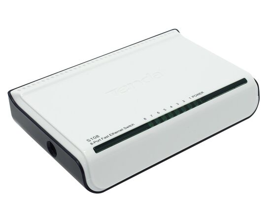  TENDA S108, Коммутатор неуправляемый, 8 портов Ethernet 100Mbps 