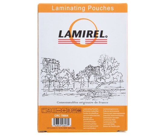  Пленка для ламинирования Lamirel LA-7866401 65x95мм, 125мкм, 100 шт. 