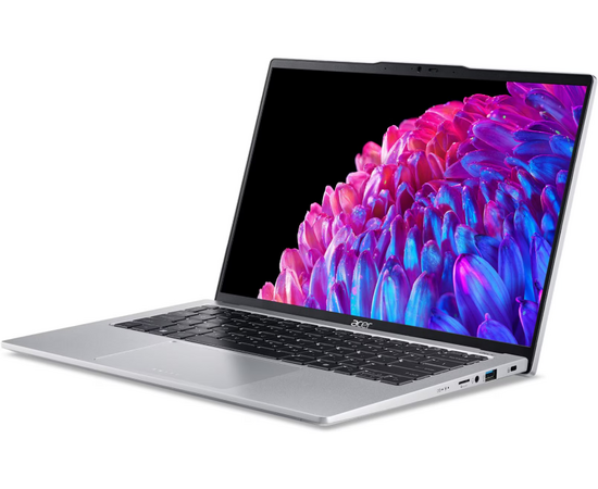  Ноутбук Acer Swift Go 14 SFG14-73-70EH (NX.KSGCD.002) Core Ultra 7 155H 16Gb SSD1Tb Intel Arc 14" OLED 2.8K (2880x1800) Windows 11 Home silver 