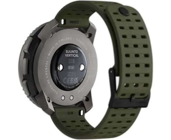  Smart-часы Suunto Vertical Titanium Solar SS050859000, 1.43", зеленый/черный/серый 