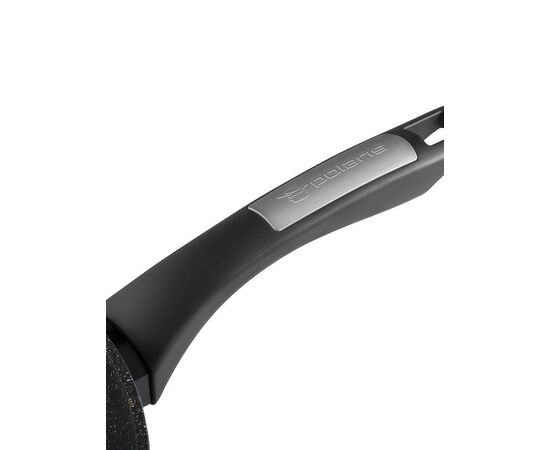  Сковорода Polaris Monolit 20F, 20см, без крышки, черный 
