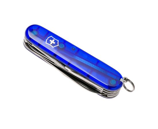  Нож перочинный Victorinox Huntsman (1.3713.T2) 91мм 15функций синий полупрозрачный карт.коробка 