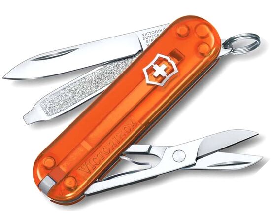  Нож перочинный Victorinox Classic Fire Opal (0.6223.T82G) 58мм 7функц. карт.коробка 