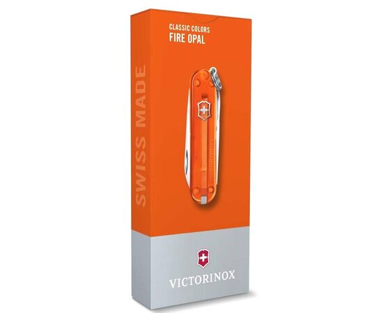 Нож перочинный Victorinox Classic Fire Opal (0.6223.T82G) 58мм 7функц. карт.коробка 