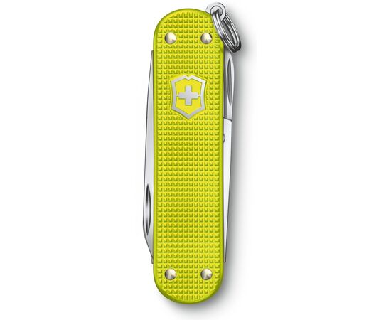  Складной нож Victorinox Alox Classic 0.6221.l23, функций 5, 58мм, желтый, коробка подарочная 