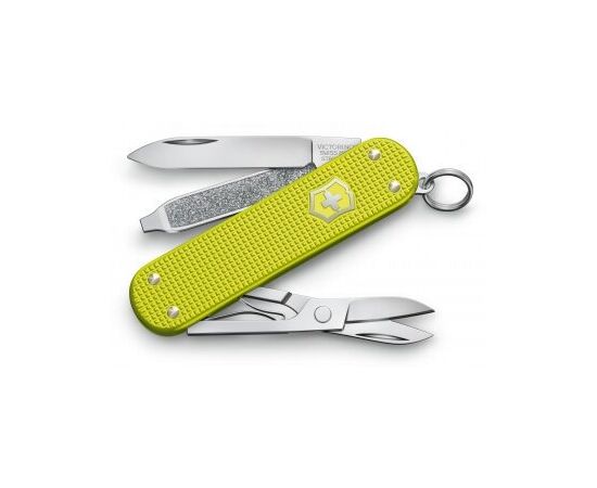  Складной нож Victorinox Alox Classic 0.6221.l23, функций 5, 58мм, желтый, коробка подарочная 