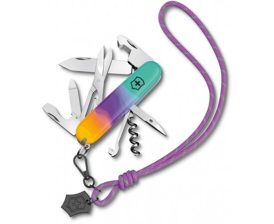  Складной нож Victorinox Companion Sydney Style 1.3909.e222, функций 16, 91мм, бирюзовый, коробка подарочная 