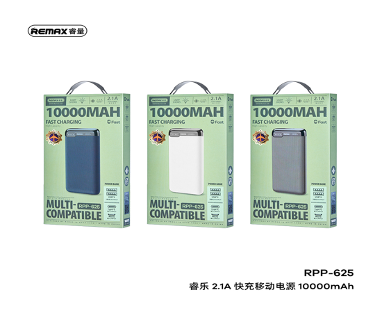  Внешний аккумулятор REMAX RPP-625 Ruinay Series 10000mAh 2.1A (Grey) 
