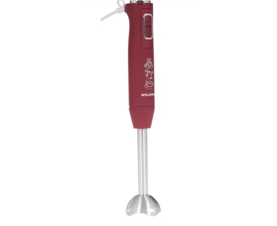  Блендер погружной WILLMARK WHB-1250PS бордовый 