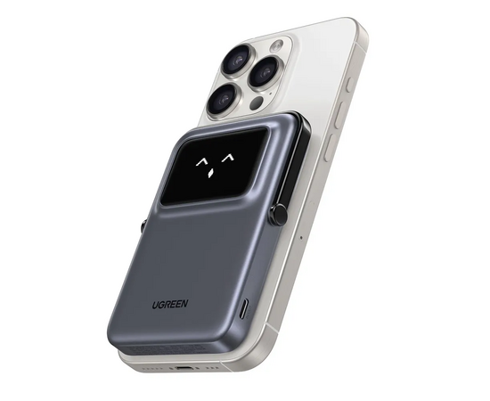  Внешний аккумулятор UGREEN PB571 (35605B) 5000mAh Magnetic Wireless Power Bank Gray 
