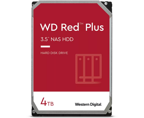  HDD WDC Red Plus WD40EFPX SATA 4TB 6GB/S 256MB 
