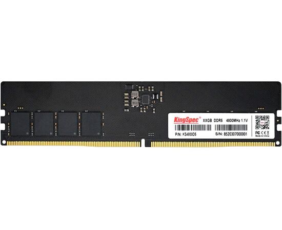  ОЗУ Kingspec KS4800D5P11008G DDR5 8GB 4800MHz RTL PC5-38400 CL40 DIMM 288-pin 1.1В single rank Ret 