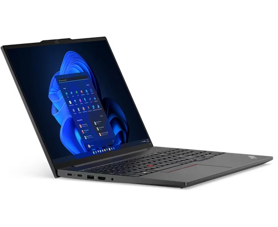  Ноутбук Lenovo ThinkPad E16 G2 (21M5S09E00) Ryzen 7 7735HS 16Gb SSD512Gb AMD Radeon 16" IPS WUXGA (1920x1200) без ОС black WiFi BT Cam 