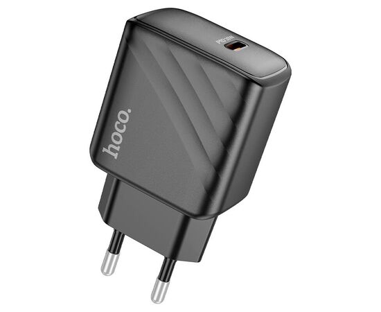  Сетевой адаптер Hoco CS22A Value Single Port PD30W Charger (EU) - Black 