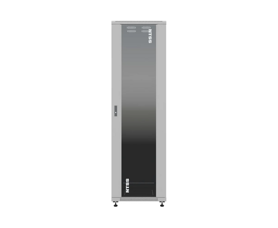  Шкаф серверный NTSS Премиум (NTSS-R42U6080GS) напольный 42U 600x800мм пер.дв.стекл металл 900кг серый 710мм 87.7кг 1987мм IP20 сталь 