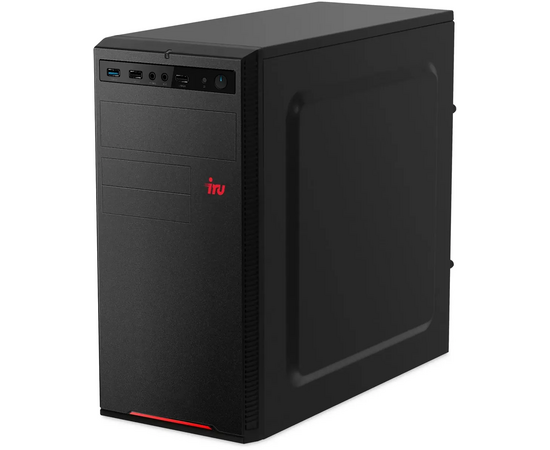  ПК iRU Planio 310H6SEV (2112581) Intel Core i3 12100, DDR4 16ГБ, 256ГБ(SSD), Intel UHD Graphics 730, FreeDOS, черный 