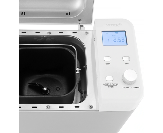  Хлебопечь Vitek VT-BM1301 серый/серебристый 