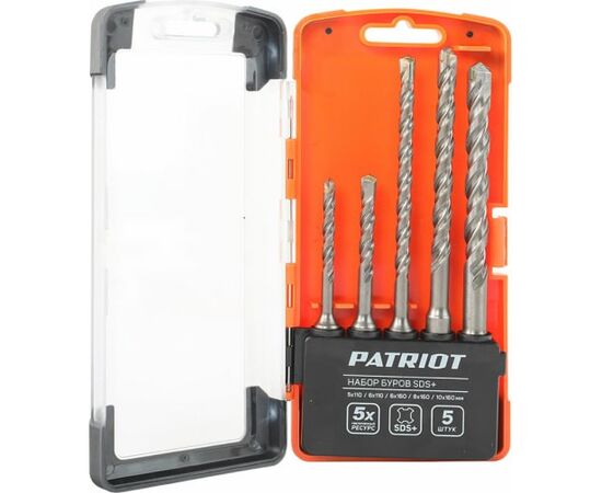  Набор буров EDGE by PATRIOT SDS Plus 815010101 , 5 шт 