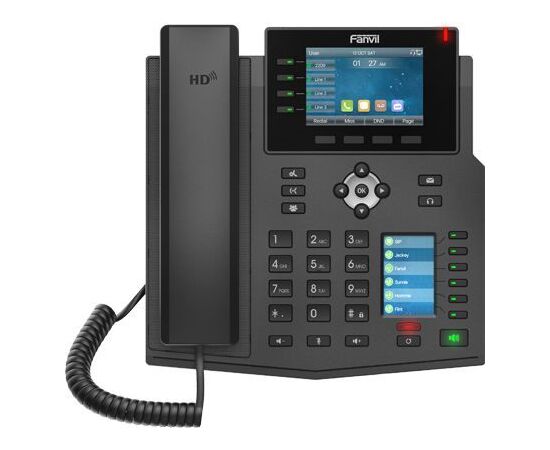  Телефон IP Fanvil X5U черный 