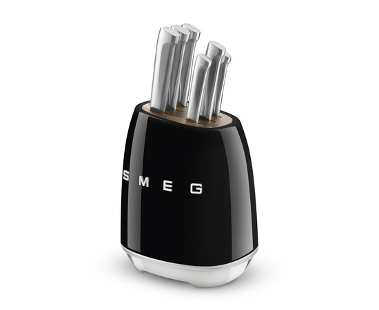  Комплект ножей SMEG KBSF02BL черный 