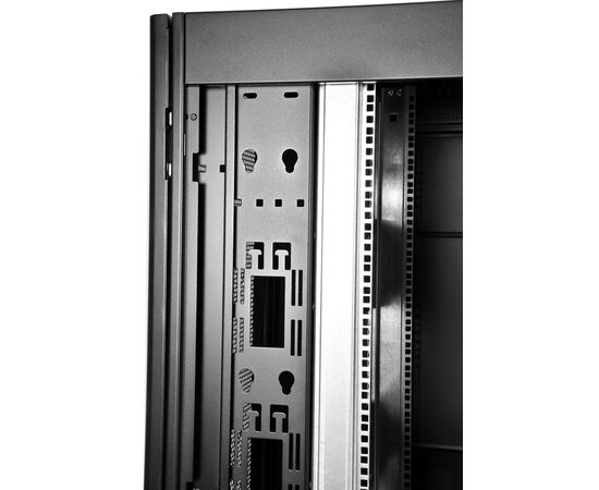  Шкаф серверный ЦМО ШТК-СП-42.8.10-48АА-9005 напольный 42U 800x930мм пер.дв.перфор. черный 