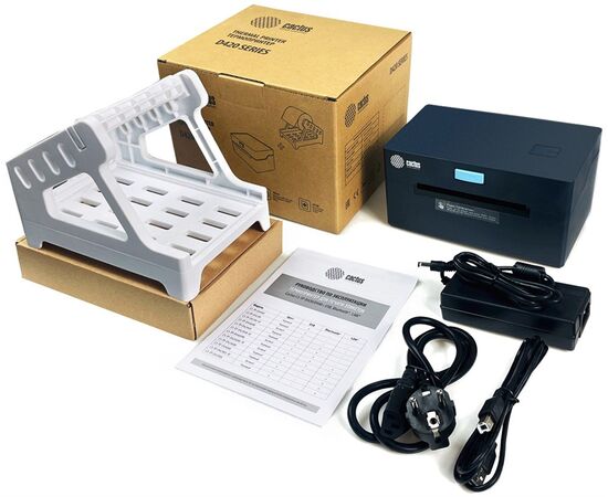  Термопринтер Cactus CS-TP-D420U 203dpi 160мм/с/USB для печ. этик. черный 
