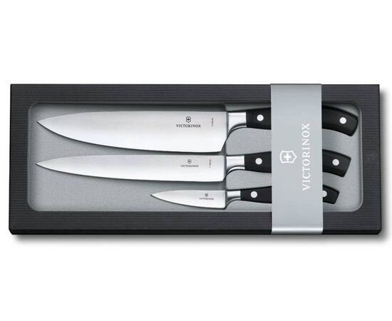  Набор ножей Victorinox Forged Chefs (7.7243.3) 3шт черный 