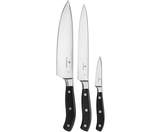  Набор ножей Victorinox Forged Chefs (7.7243.3) 3шт черный 