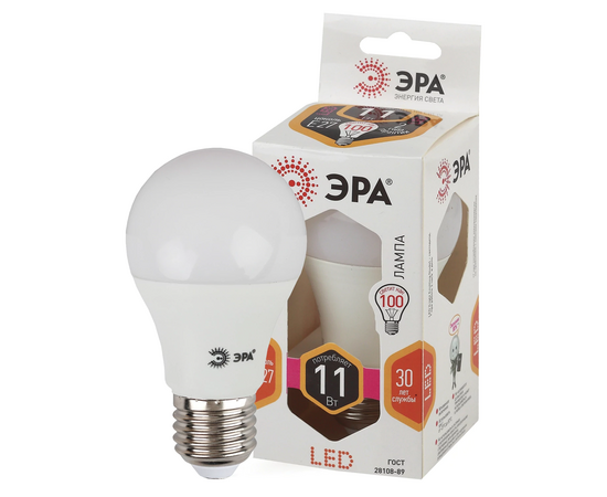  Лампочка Эра LED A60-11W-827-E27 