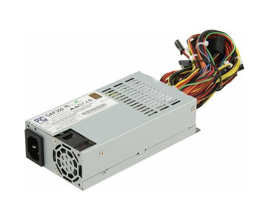 Блок питания Procase GAF300 1U FlexATX 1FAN (300W), 80+Bronze, 150*80*40mm,  +5B=14A, +12B=40A, +3,3B=13A, 5VSB=2A 