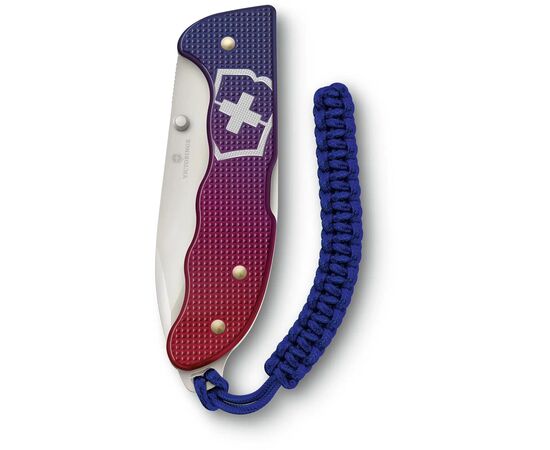  Складной нож Victorinox Evoke Alox 0.9415.d221, функций 5, 136мм, синий/красный, коробка подарочная 