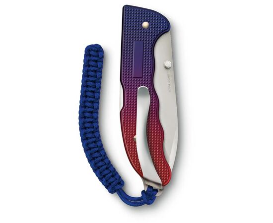  Складной нож Victorinox Evoke Alox 0.9415.d221, функций 5, 136мм, синий/красный, коробка подарочная 